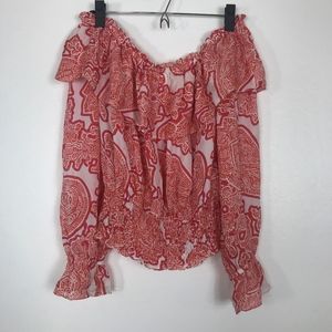 Michael Kors off the shoulder blouse